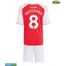 Arsenal Martin Odegaard #8 Heimtrikotsatz Kinder 2025-26 Kurzarm (+ Kurze Hosen)